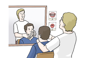 Sprach-Therapie (Quelle: Lebenshilfe für Menschen mit geistiger Behinderung Bremen e.V., Illustrator Stefan Albers, Atelier Fleetinsel, 2013) Sprach-Therapie (Quelle: Lebenshilfe für Menschen mit geistiger Behinderung Bremen e.V., Illustrator Stefan Albers, Atelier Fleetinsel, 2013)
